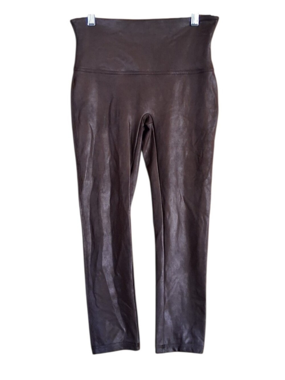 Spanx Spanxshape Faux Leather Leggings Size Large